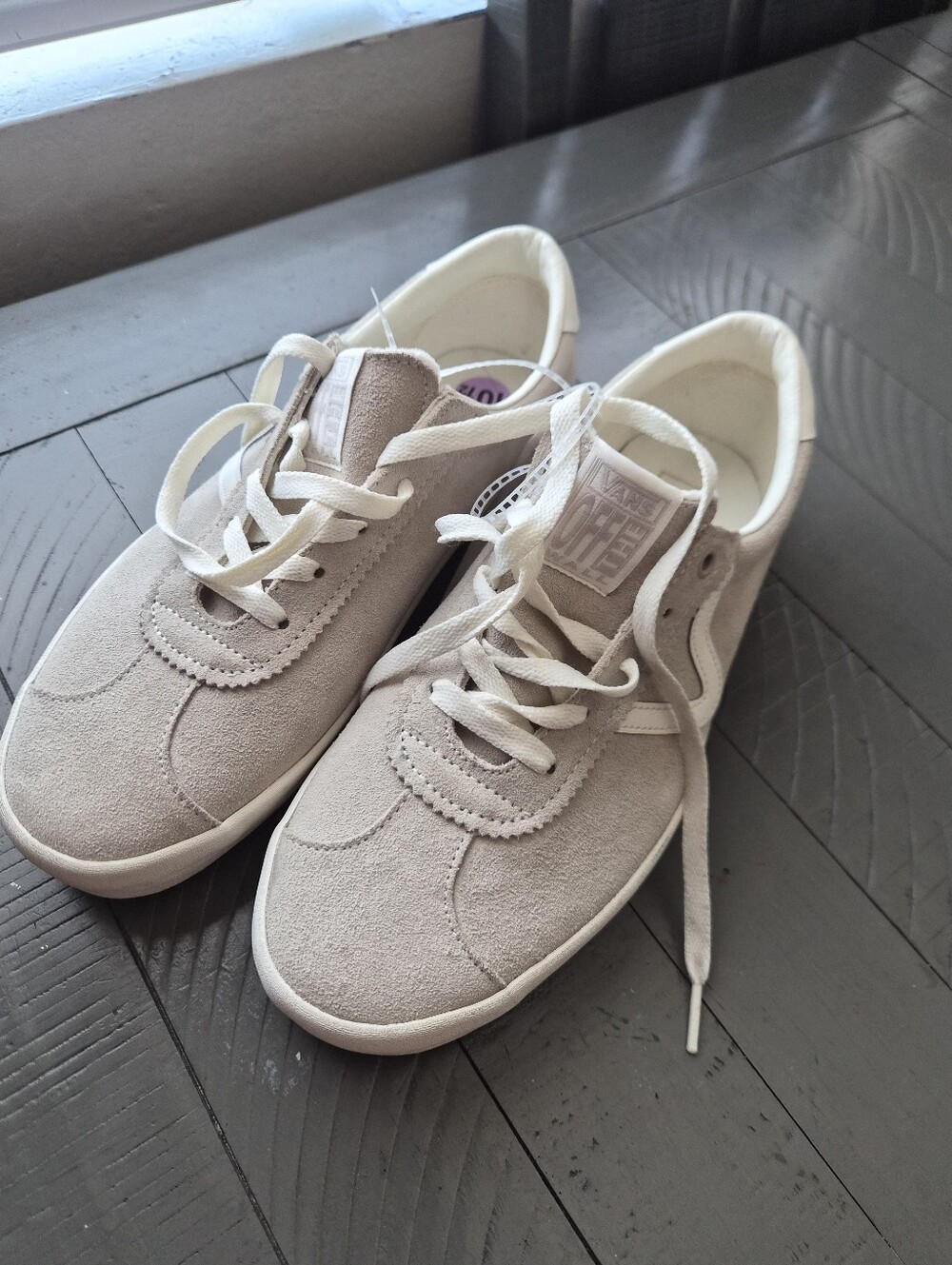 Casual Women's Suede Sneakers - Light Taupe Or Men